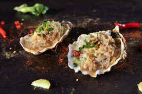 炭烤生蚝粉丝美食