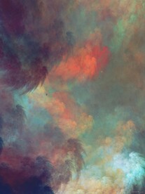 浓郁云涌数字艺术画