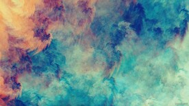 浓郁云涌数字艺术画