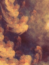 浓郁云涌数字艺术画