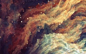 浓郁云涌数字艺术画