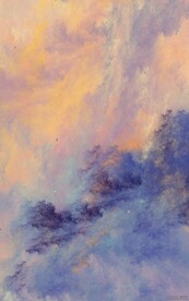 浓郁云涌数字艺术画