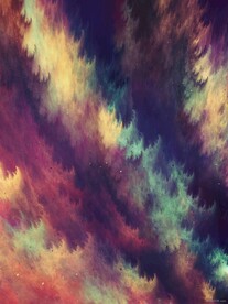 浓郁云涌数字艺术画