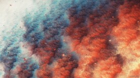 浓郁云涌数字艺术画