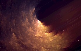 浓郁云涌数字艺术画