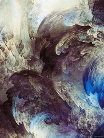 浓郁云涌数字艺术画