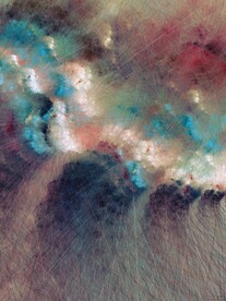 浓郁云涌数字艺术画