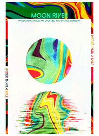 Moon River抽象风格海