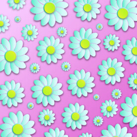 AI矢量小清新花纹图片素材