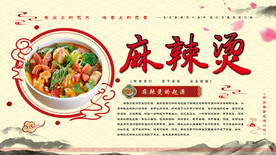 麻辣烫展板 