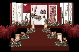 新中式婚礼效果图