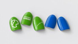 美甲片样机展示