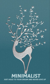 极简风格马鹿客厅玄关装饰画