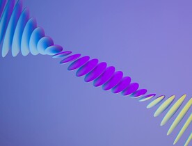 蓝紫色质感抽象潮流科技感图片