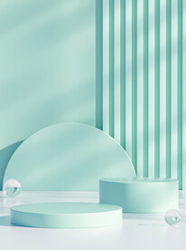 c4d场景 空间 抽象建筑