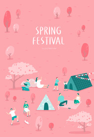 春天插画