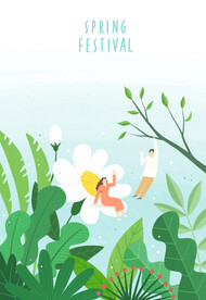 春天插画