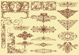 AI矢量花纹底纹背景图片