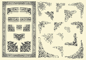 AI矢量花纹底纹背景图片