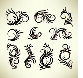 AI矢量花纹底纹背景图片