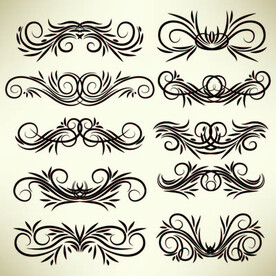 AI矢量花纹底纹背景图片