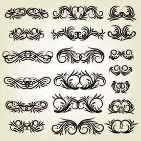 AI矢量花纹底纹背景图片