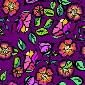 AI矢量花纹底纹背景图片