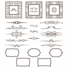 AI矢量花纹底纹背景图片