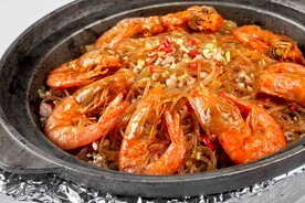 粉丝虾煲