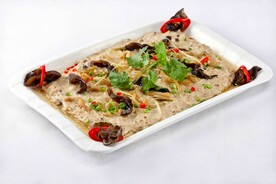 榨菜蒸肉饼 川菜 木耳