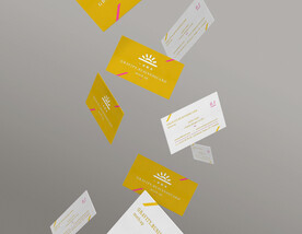 一米阳光logo名片VI