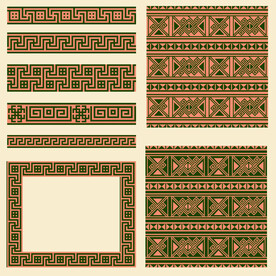 AI矢量花纹底纹背景图片