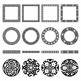 Ai矢量中式花纹
