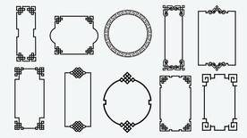 Ai矢量中式花纹