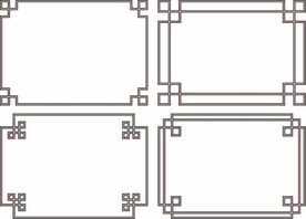 Ai矢量中式花纹
