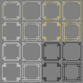 Ai矢量中式花纹