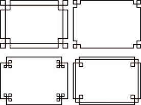 Ai矢量中式花纹
