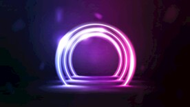 ai矢量科技感背景展台