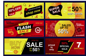 ai矢量促销活动背景