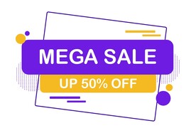 ai矢量撞色促销标题