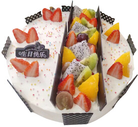 巧克力水果蛋糕