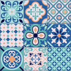 ai矢量方形花纹