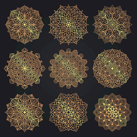 ai矢量几何装饰图案