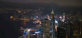 高清航拍鸟瞰城市建筑风光组合