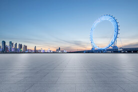 城市广场 地面  空间场景