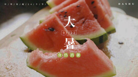 二十四节气大暑海报