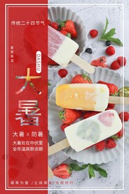 二十四节气大暑海报