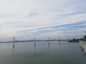 苏州湾观光大堤风光湿地公园