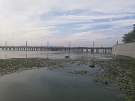 东太湖苏州湾观光大堤风景