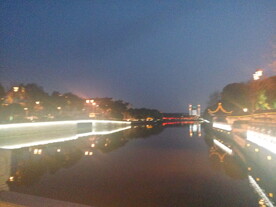 江南水乡夜景 苏州夜景 